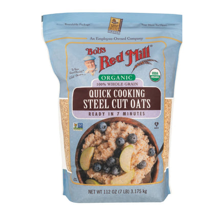 Organic Bob's Red Mill Steel Cut Oats 112 Ounces