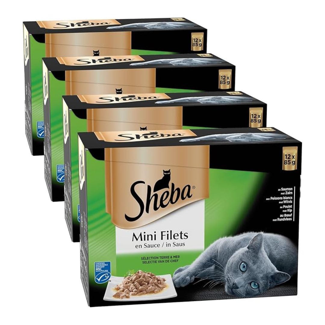 SHEBA MINI FILET FISH 12 / 85g/ 4