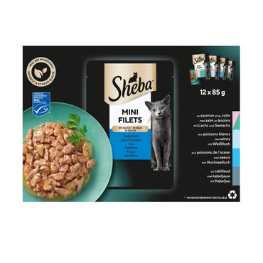 SHEBA MINI FILET FISH 12 / 85g/ 4