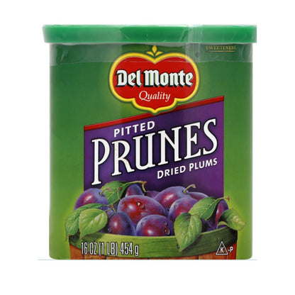 DEL MONTE PRUNES PITTED CAN 16OZ x 12Pack