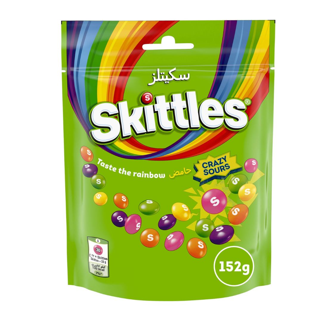 SKITTLES ACIDE SOUR 152G / 15