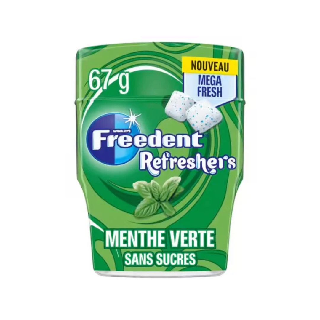 FREEDENT REFRESHERS MINT GREEN 67G / 24