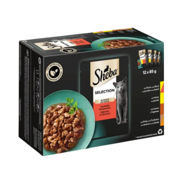 SHEBA BARQUETTE SELECT MIX 12/85g/4