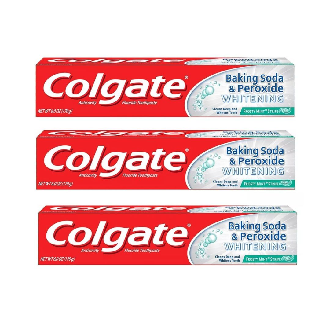 COLGATE BAKING SODA AND PEROXIDE WHITEN GEL 6oz / 24