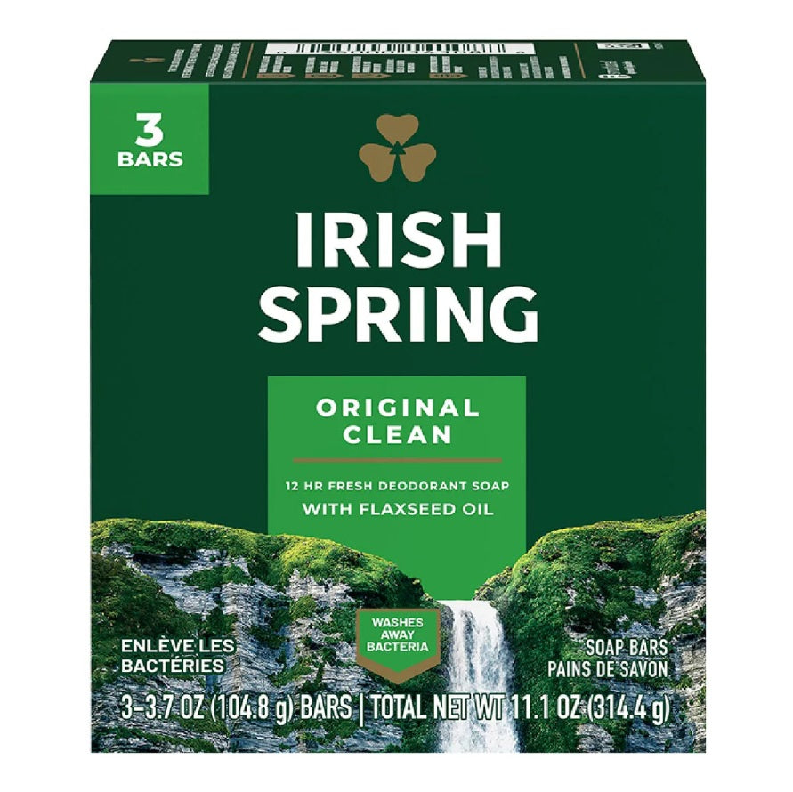 IRISH SPRING ORIGINAL 3.75Z /3PK /18