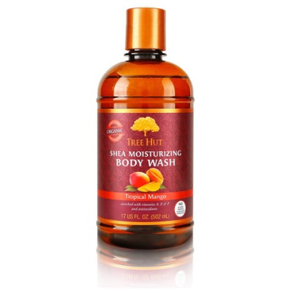 Tree Hut Shea Moisturizing Body Wash Tropical Mango, 17oz