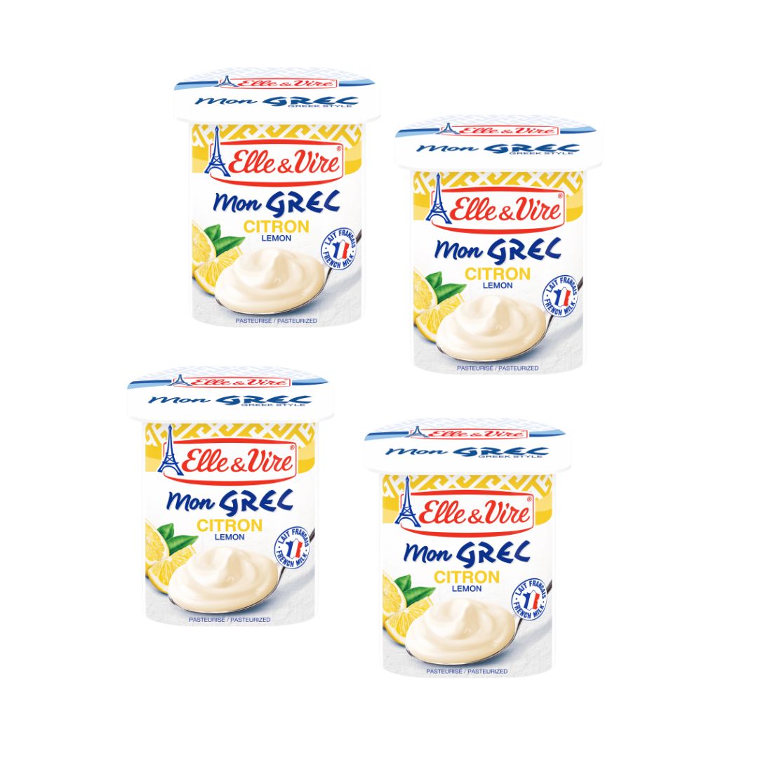 ELLE & VIRE GREEK DESSERT LEMON 4 X 125G X6