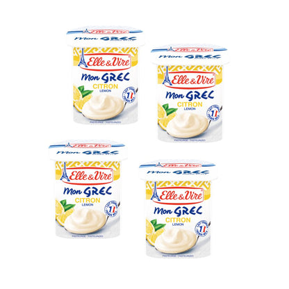 ELLE & VIRE GREEK DESSERT LEMON 4 X 125G X6