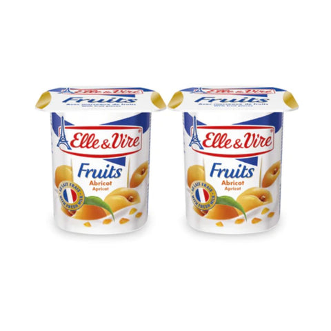 ELLE & VIRE FRUIT APRICOT DESSERT 6 / 125G / 4