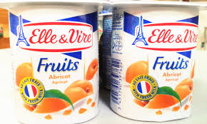 ELLE & VIRE FRUIT APRICOT DESSERT 6 / 125G / 4