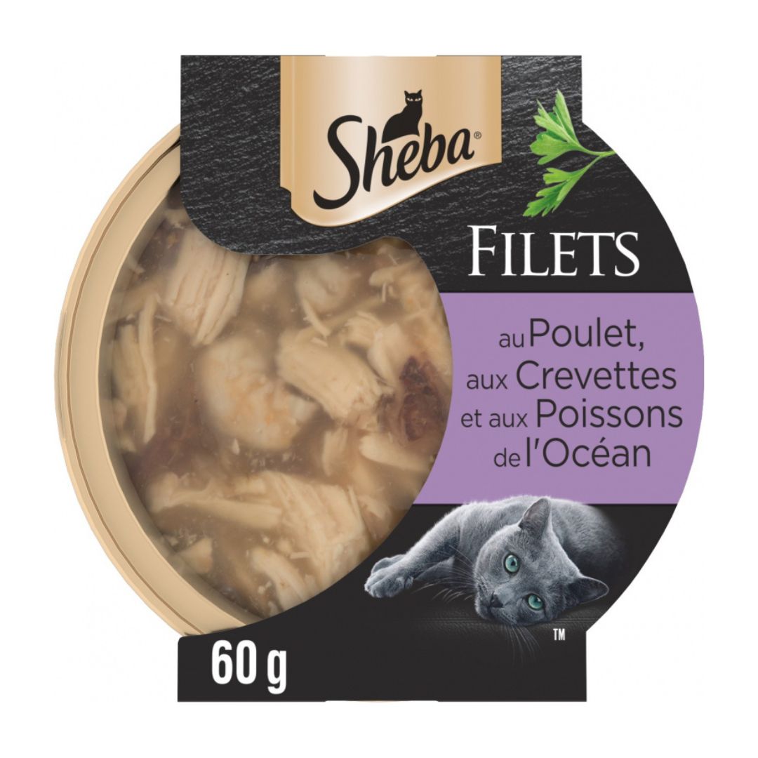 SHEBA DOME FIL SHRIMP 60G X3 2