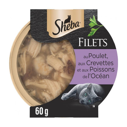 SHEBA DOME FIL SHRIMP 60G X3 2