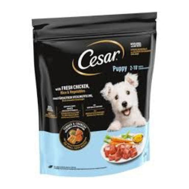 CESAR Junior Puppy Dry Dog Food with Fresh Chicken Rice & Vegetables 1.4Kg / 5