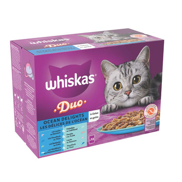 WHISKAS DUO OCEAN GEL 12 / 85G/ 4