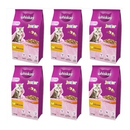 WHISKAS SEC JUNIOR CHICKEN 1.4KG / 6