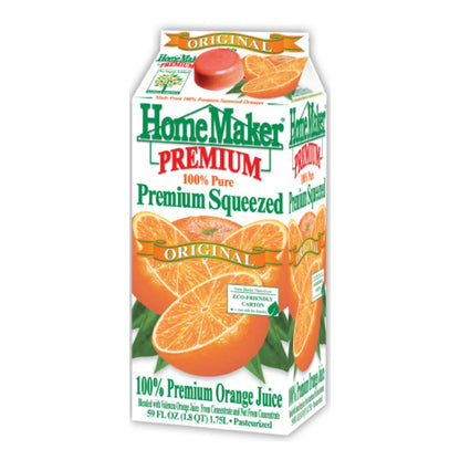 HOME MAKER PREMIUM ORANGE JUICE ORIGINAL 59OZ / 8