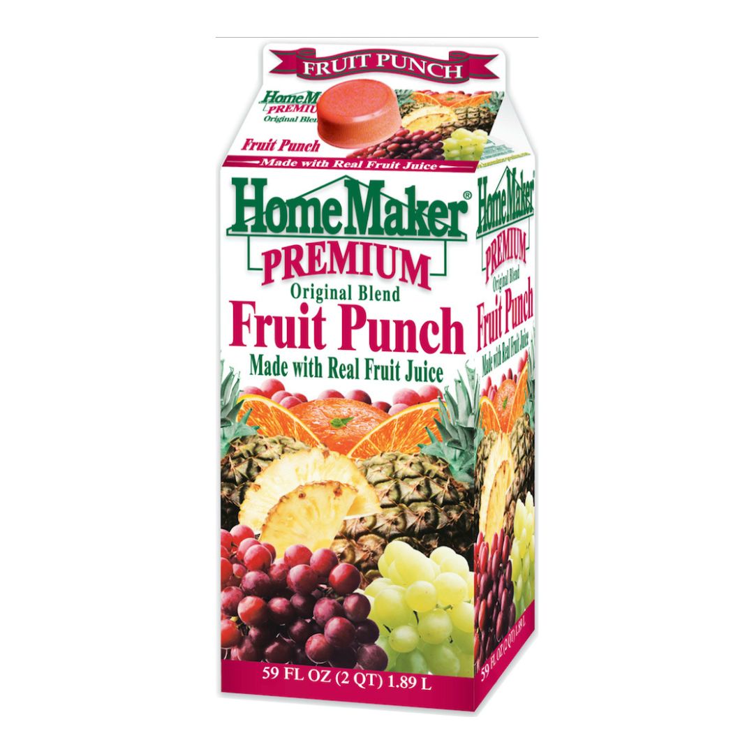 HOME MAKER PREMIUM FRUIT PUNCH JUICE 59OZ / 8