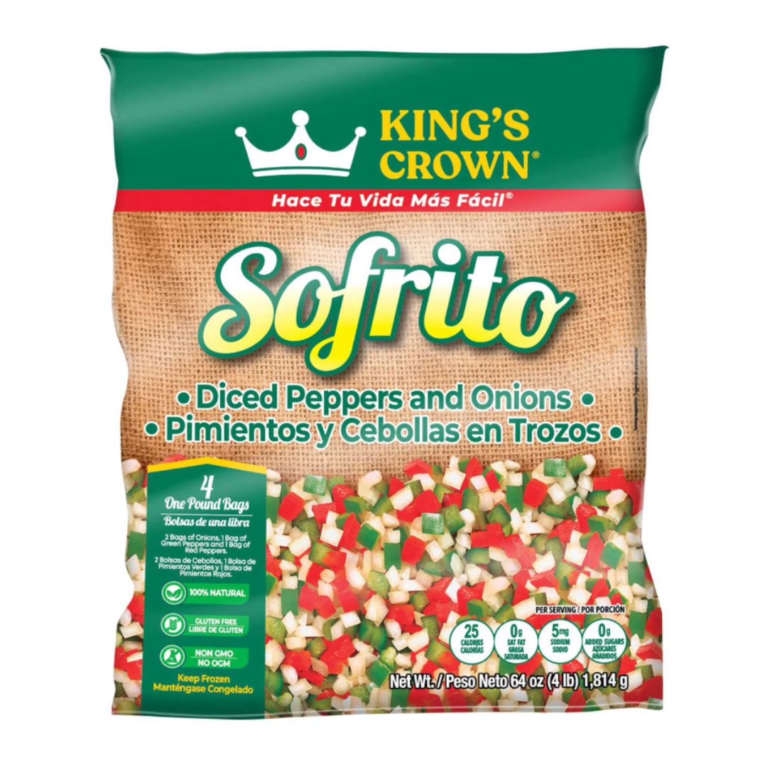 KING'S CROWN SOFRITO MIX 4 X 1LB / 6