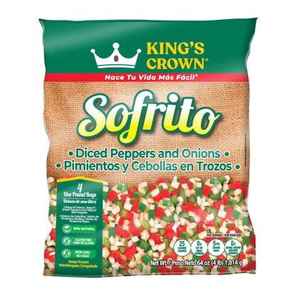 KING'S CROWN SOFRITO MIX 4 X 1LB / 6