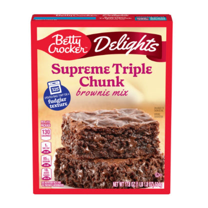 Betty Crocker™ Supreme Triple Chunk Brownie Mix / 12