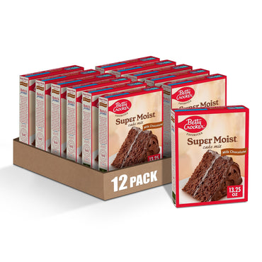 BETTY CROCKER SUPER MOIST MILK CHOCOLATE 13.25OZ / 12