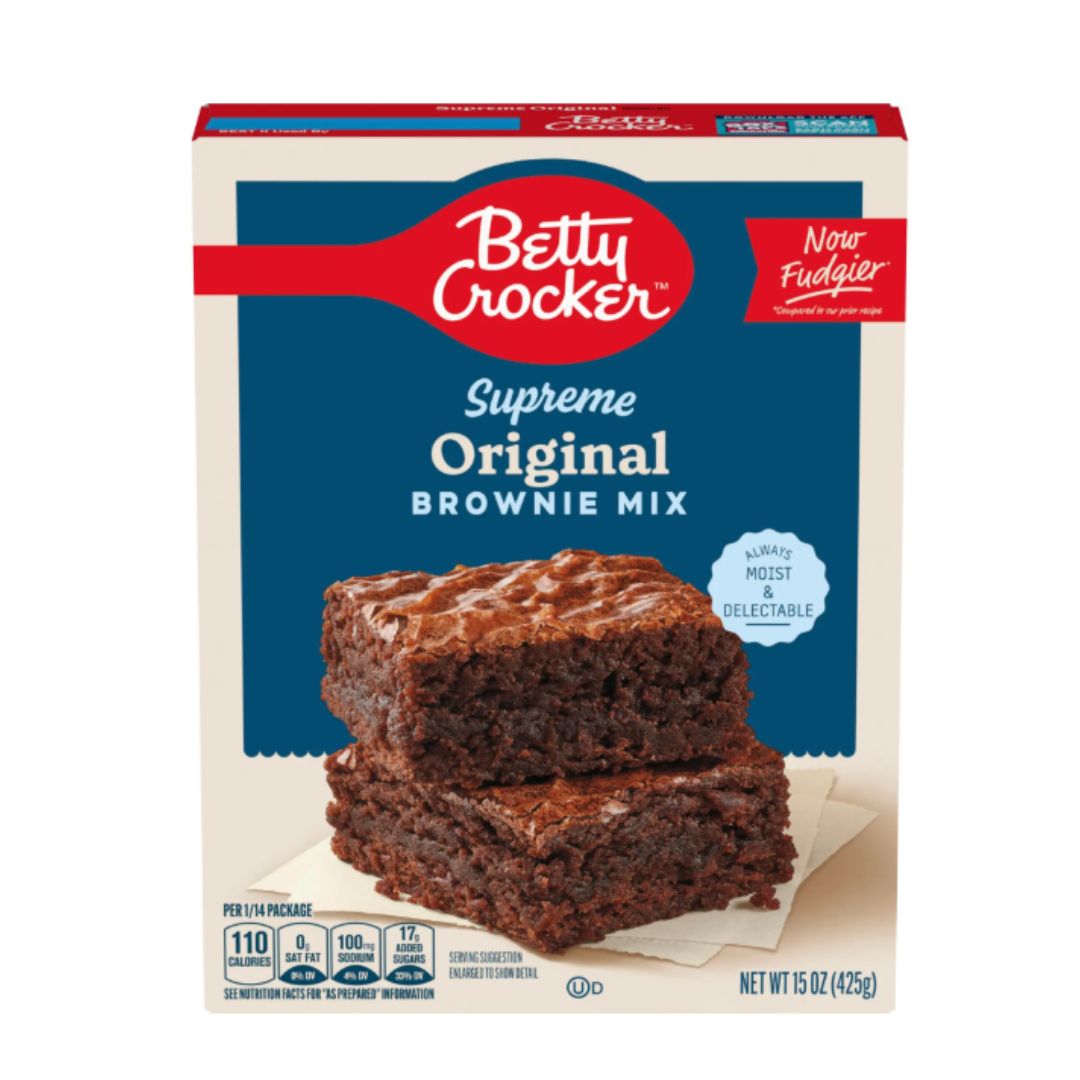 Betty Crocker Delights Supreme Original Brownie Mix 15OZ / 12