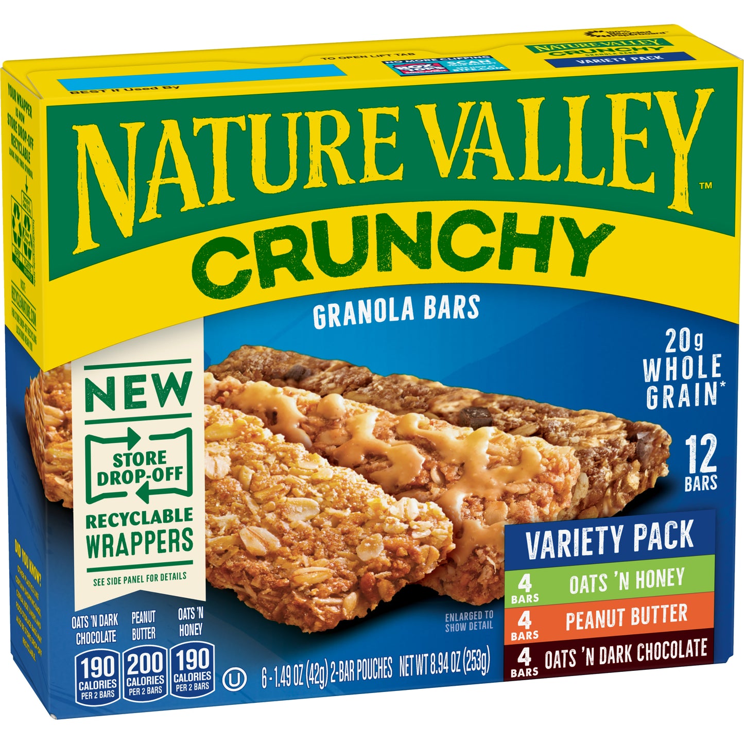 NATURE VALLEY VARIETY PACK 6 PACK x 12