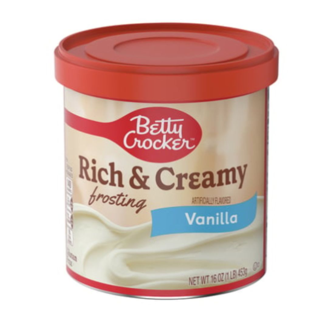 Betty Crocker Rich & Creamy Vanilla Frosting 16oz x 8