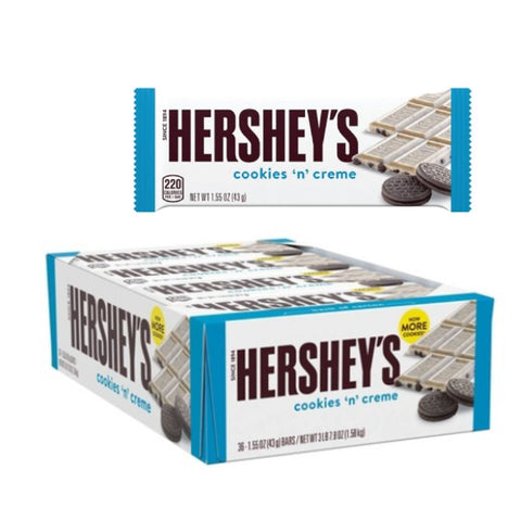 Hershey's Cookies 'n' Creme Candy Bars - 36ct