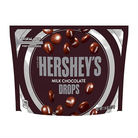 Hershey's, Milk Chocolate Drops Candy, 7.6 oz /8