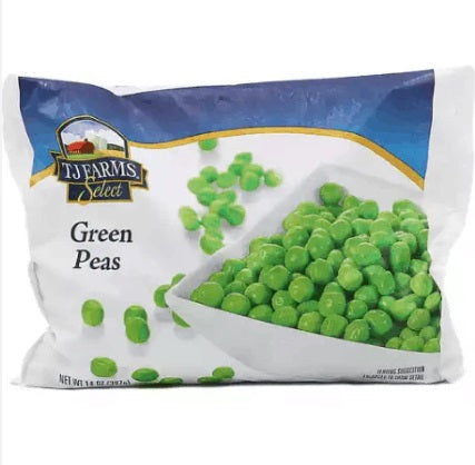 TJ FARMS SELECTED GREEN PEAS 14Z