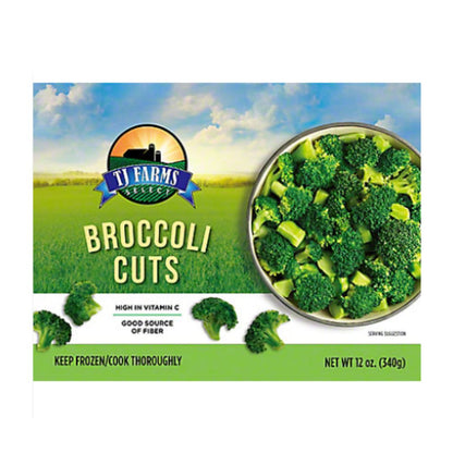 TJ FARMS SELECT BROCCOLI CUTS 12OZ / 24
