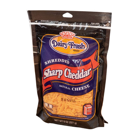 DAIRY FRESH CHEESE SHRED SHARP CHED 2LB / 6