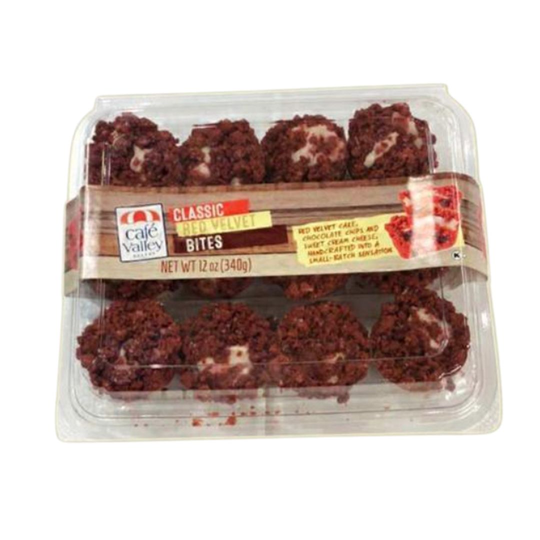 CAFE VALLEY COFFECAKE BITES RED VELVET 12OZ / 12