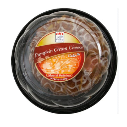 CAFE VALLEY CAKE PUMPKIN CREAM CHEESE 16OZ / 12