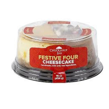 CHUCKANUT BAY CHEESECAKE 5" FESTIVE 16OZ / 6