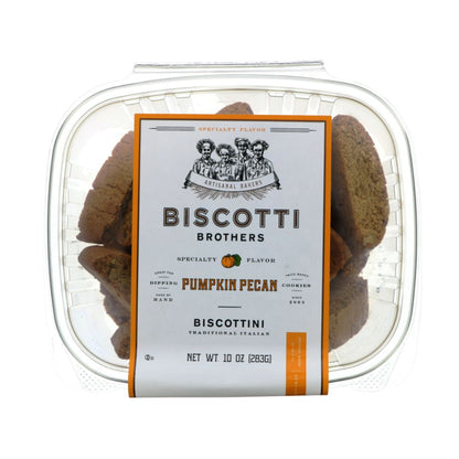 BISCOTTI BROTHERS COOKIE BISCOTTINI PUMPKIN 10OZ / 12