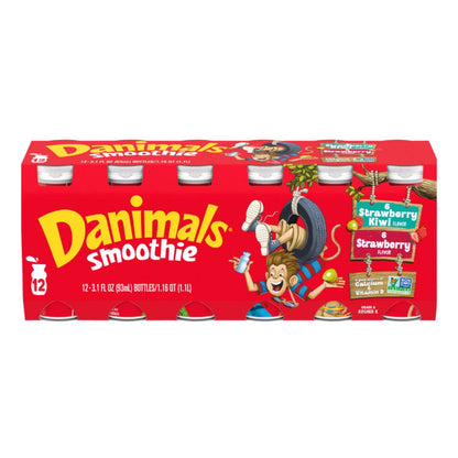 Danimals Smoothies Strawberry - 12pk