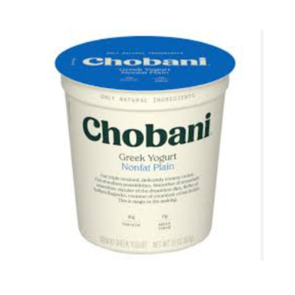 CHOBANI YOGURT GREEK PLAIN 0% 32 oz / 6