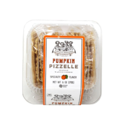 BISCOTTI BROTHERS COOKIE PIZZELLE PUMPKIN 6OZ / 12