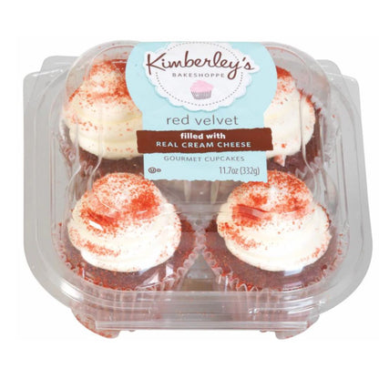 KIMBERLEY'S BAKESHOPPE CUPCAKES RED 11.7OZ / 12