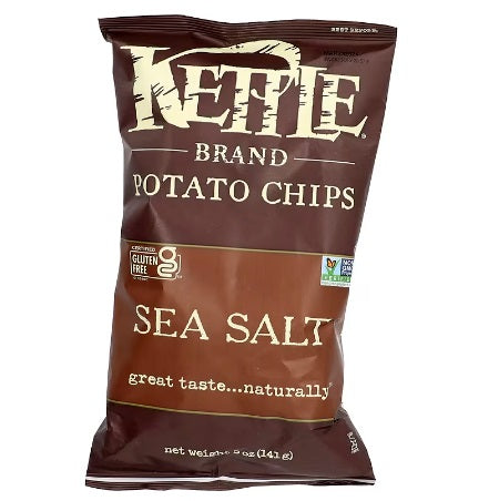 KETTLE CHIPS SEA SALT 50Z