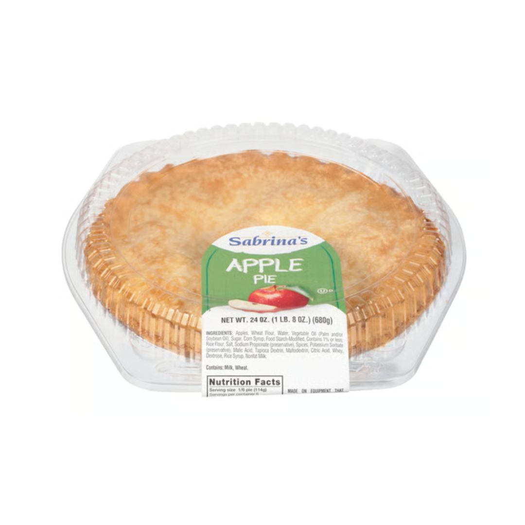 SABRINA'S PIE 8" BAKED APPLE CRUMB 24OZ / 6