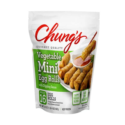 CHUNG'S EGG ROLLS MINI VEGETABLE 20OZ / 6