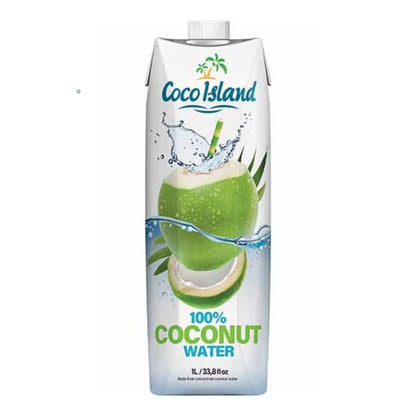 COCONUT WATER COCO-ISLAND 1L X 12