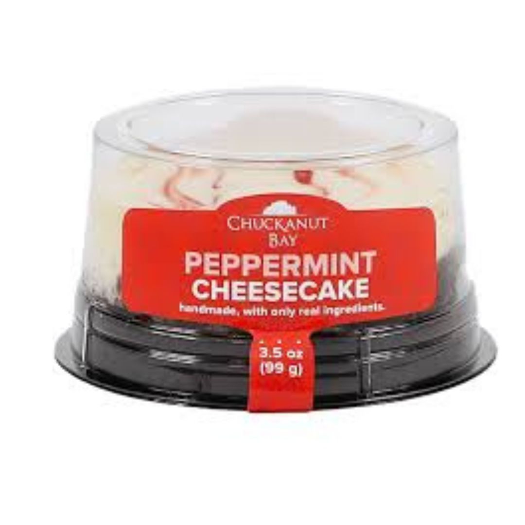 CHUCKANUT BAY CHEESECAKE 3" PEPPERMINT 3.5OZ / 12