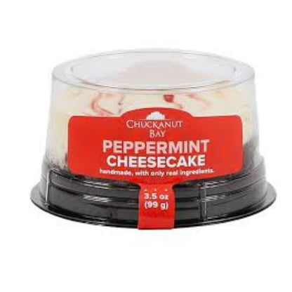 CHUCKANUT BAY CHEESECAKE 3" PEPPERMINT 3.5OZ / 12