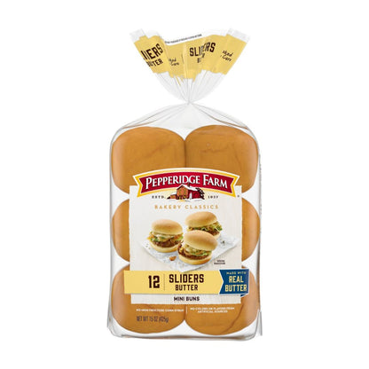 Pepperidge Farm Bakery Classics Sliders Buns, 12 count, 15 oz