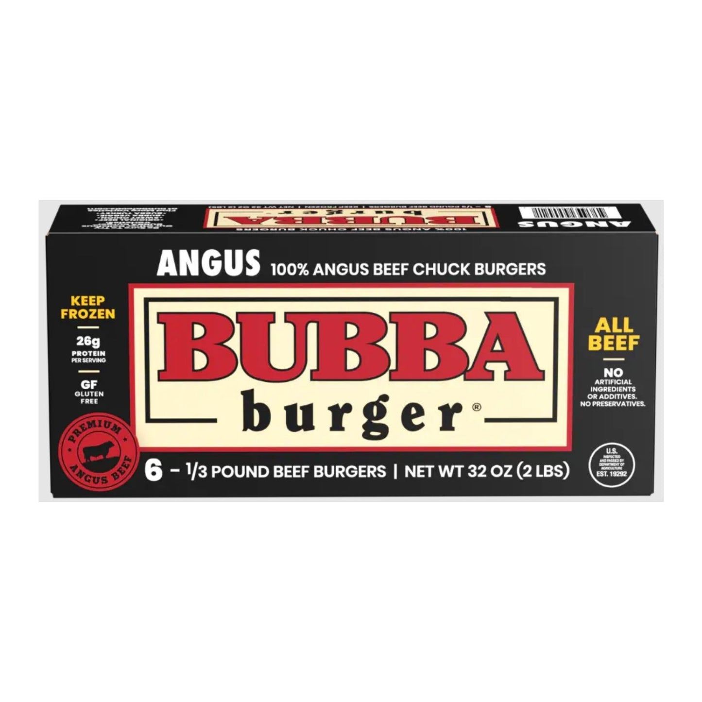 BUBBA BURGER BURGER ANGUS GF 32OZ