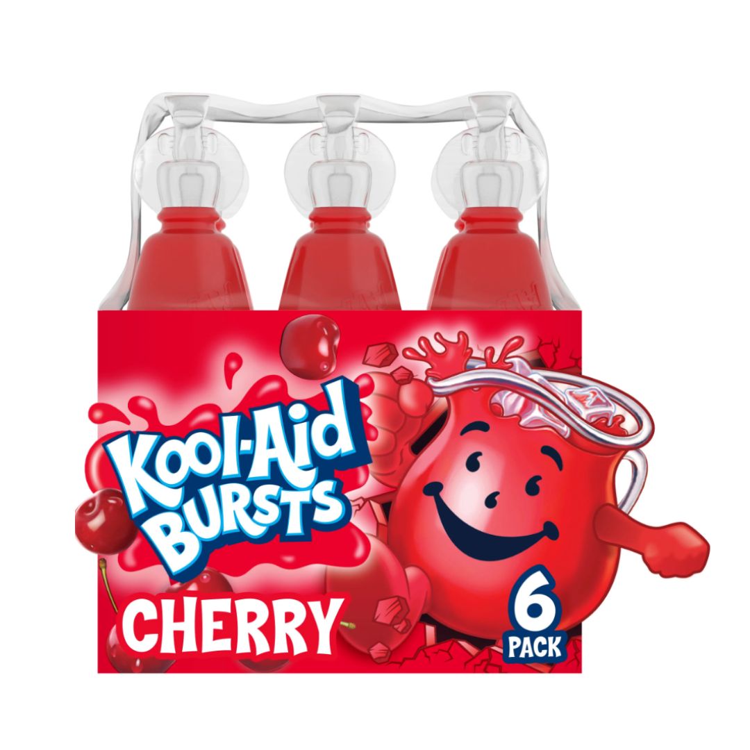 Cherry Flavored Kool Aid Drink for Kids, 6-Pack, / 8
